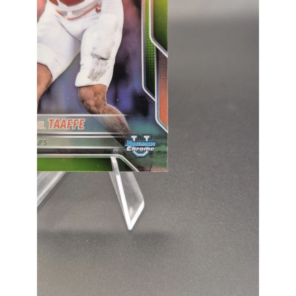 2025 Bowman Chrome Michael Taaffe #100 1sr‎ Bowman Lime Green Refractor /275